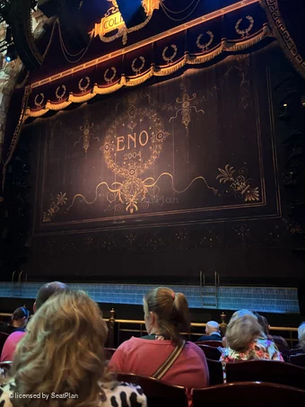 London Coliseum Stalls F9 view from seat photo