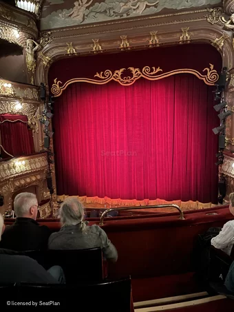 Apollo Theatre Dress Circle D12 view from seat photo