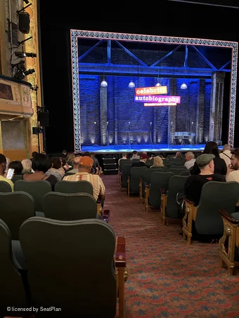 Shubert Theatre Orchestra N1 view from seat photo