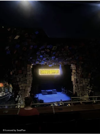 Cambridge Theatre Dress Circle D27 view from seat photo