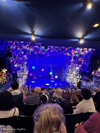 Cambridge Theatre Dress Circle F29 view from seat photo