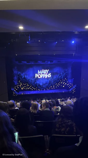 Milton Keynes Theatre Circle M17 view from seat photo