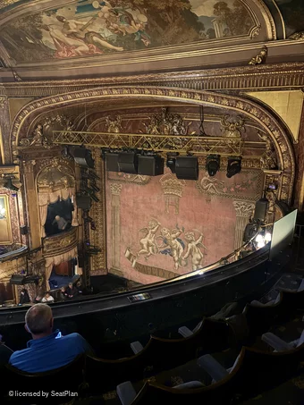 Theatre Royal Haymarket Upper Circle D1 view from seat photo
