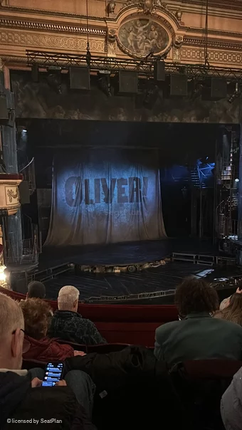 Gielgud Theatre Dress Circle D26 view from seat photo
