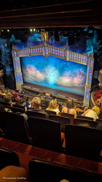 Prince of Wales Theatre Circle L8 view from seat photo