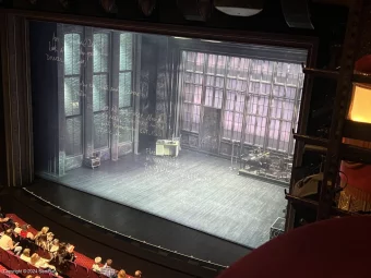 Prince Edward Theatre Dress Circle CB1 1 view from seat photo