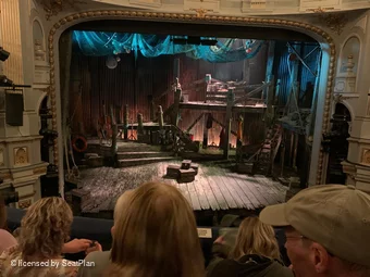 Ambassadors Theatre Circle C12 view from seat photo