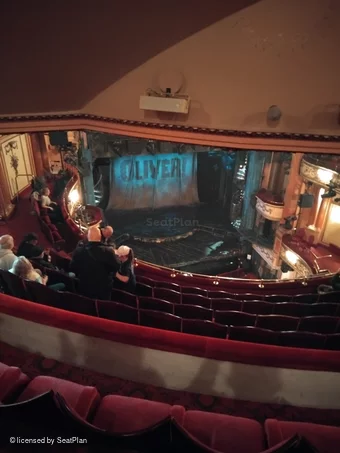 Gielgud Theatre Grand Circle H23 view from seat photo