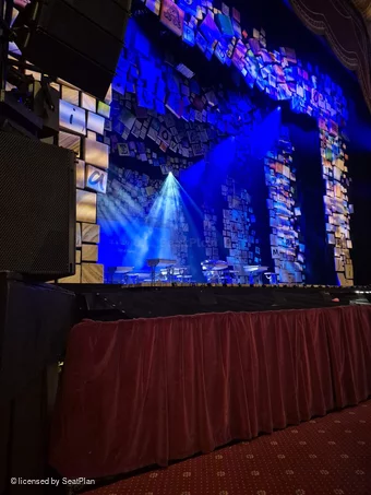 Palace Theatre Stalls BB35 view from seat photo