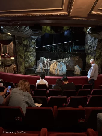 His Majesty's Theatre Royal Circle F16 view from seat photo