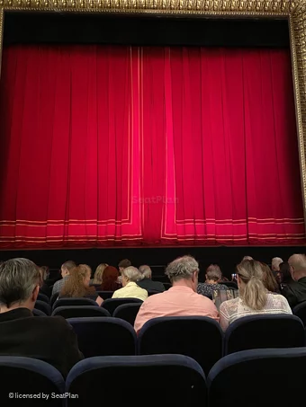 Theatre Royal Haymarket Stalls J12 view from seat photo