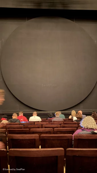 Hudson Theatre Orchestra J111 view from seat photo