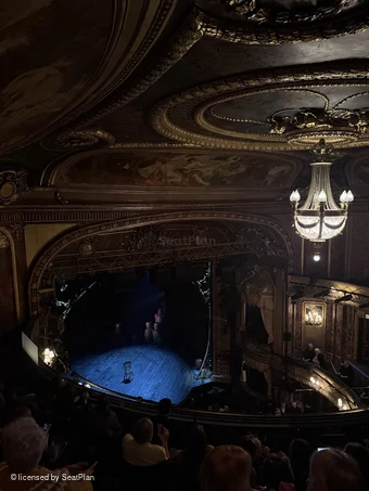 Theatre Royal Haymarket Upper Circle F25 view from seat photo