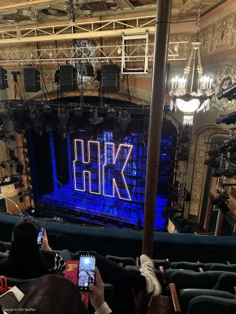 Shubert Theatre Balcony E14 view from seat photo