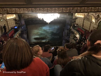 Sondheim Theatre Grand Circle L17 view from seat photo