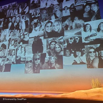 Majestic Theatre Orchestra B2 view from seat photo