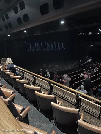 Bridge Theatre Stalls T57 view from seat photo