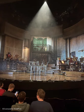 Lyric Theatre Stalls F8 view from seat photo