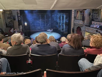 Aldwych Theatre Dress Circle J25 view from seat photo