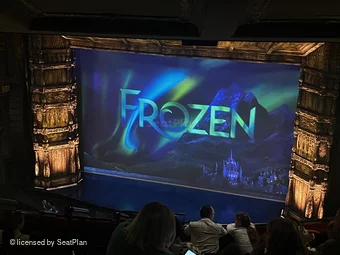 Theatre Royal Drury Lane Grand Circle J15 view from seat photo