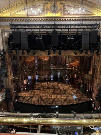 Victoria Palace Theatre Grand Circle A20 view from seat photo