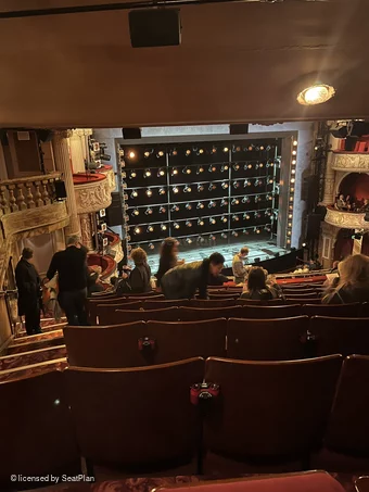 Shaftesbury Theatre Royal Circle L34 view from seat photo