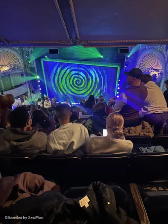 Palace Theatre Mezzanine N116 view from seat photo