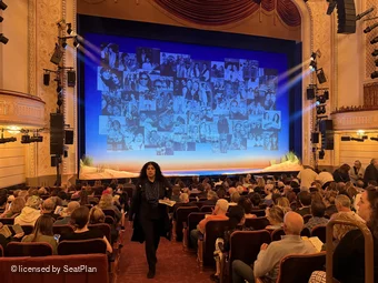 Majestic Theatre Orchestra M1 view from seat photo
