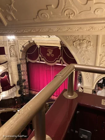 Richmond Theatre Upper Circle Platform A1 view from seat photo