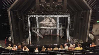 Trafalgar Theatre Dress Circle H13 view from seat photo