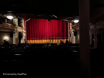 Garrick Theatre Stalls P7 view from seat photo