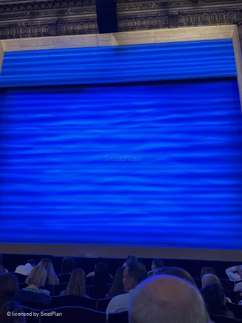 Novello Theatre Stalls J12 view from seat photo