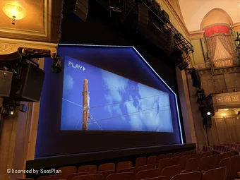 Booth Theatre Orchestra F11 view from seat photo