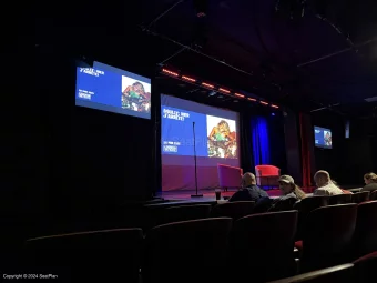 Leicester Square Theatre Stalls D24 view from seat photo