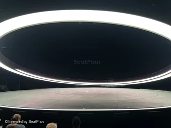 National Theatre - Olivier Stalls E23 view from seat photo