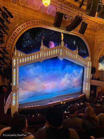 Eugene O'Neill Theatre Mezzanine D21 view from seat photo