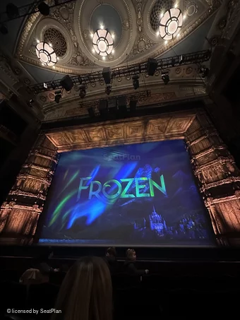 Theatre Royal Drury Lane Stalls E23 view from seat photo