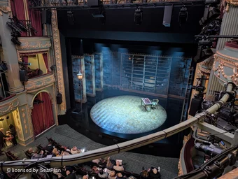 Aldwych Theatre Grand Circle A3 view from seat photo