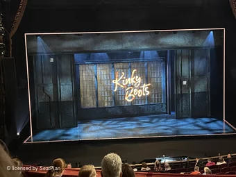 London Coliseum Dress Circle F41 view from seat photo