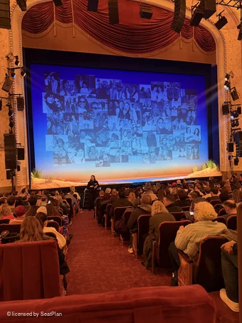 Majestic Theatre Orchestra M1 view from seat photo