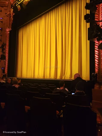 Golden Theatre Orchestra G6 view from seat photo