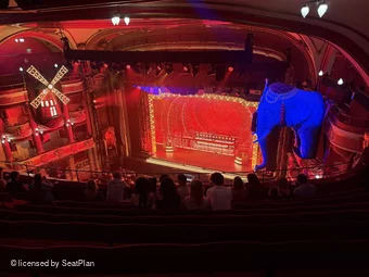 Bristol Hippodrome Upper Circle F45 view from seat photo