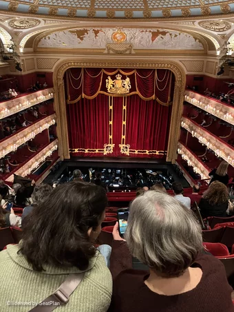 Royal Opera House Amphitheatre E58 view from seat photo
