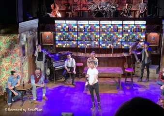 Arts Theatre Circle B10 view from seat photo