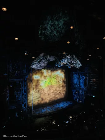 Apollo Victoria Theatre Dress Circle B41 view from seat photo