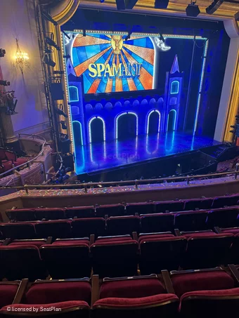 St James Theatre Mezzanine F19 view from seat photo