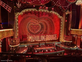 Piccadilly Theatre Royal Circle A24 view from seat photo