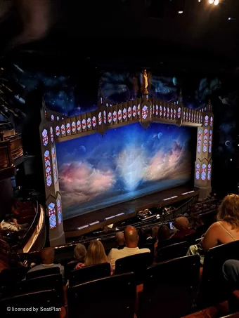 Prince of Wales Theatre Circle F41 view from seat photo