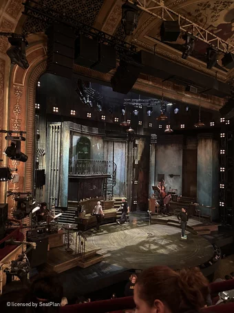 Walter Kerr Theatre Mezzanine B17 view from seat photo