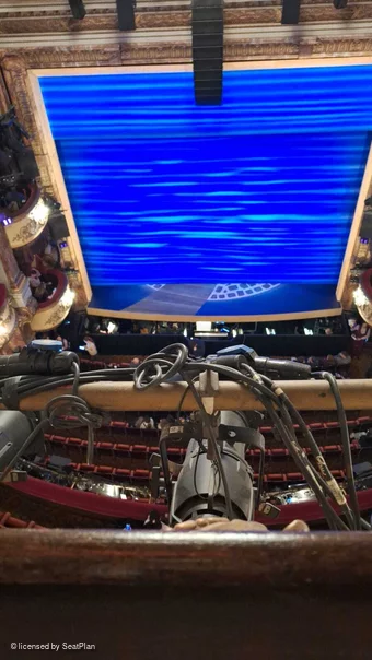 Novello Theatre Balcony A13 view from seat photo